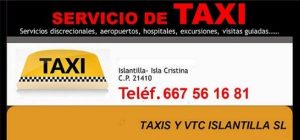 taxis y vtc Islantilla taxisreserva.com